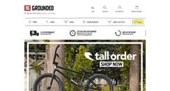 Desktop Screenshot of groundedbmx.com